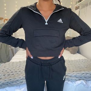 Adidas cropped hoodie